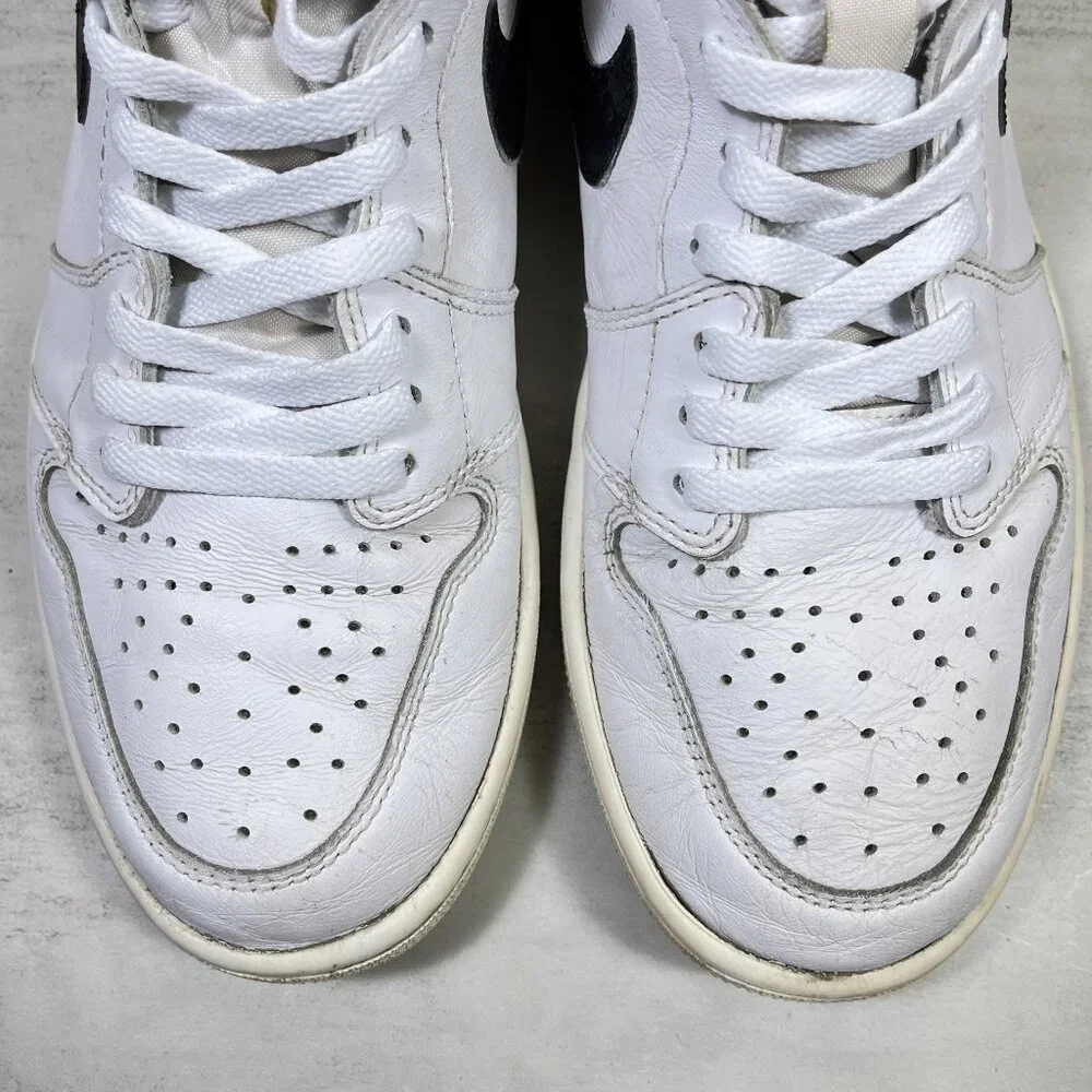 Nike Jordan 1 Retro High OG Sneakers - Men's Size 10 - Yin Yang White